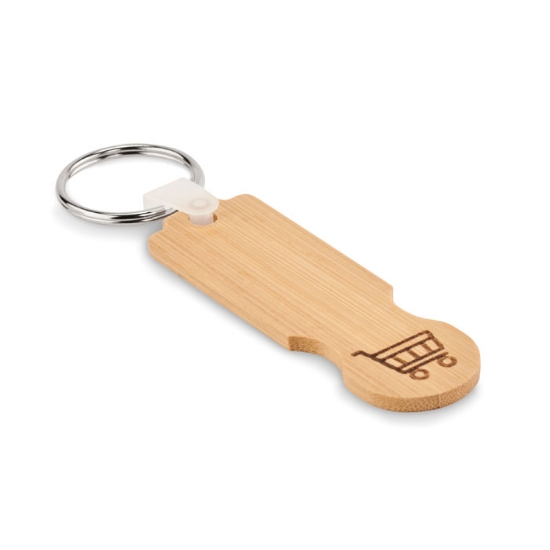 Immagine di KW6797 - Portachiavi in bamboo