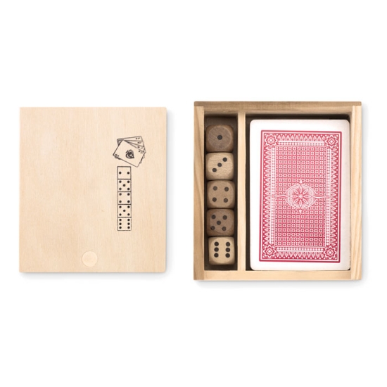 Immagine di KW9187 - Set gioco carte e dadi