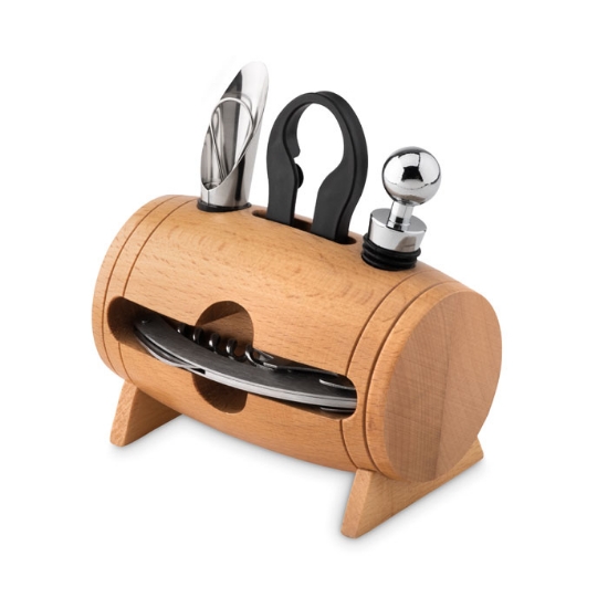Immagine di KW9523 - Set vino a forma di botte