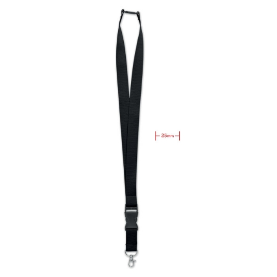Immagine di KW9661 - Lanyard con gancio in metallo
