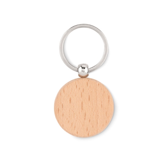 Immagine di KW9773 - Portachiavi rotondo in legno