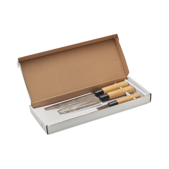 Immagine di KWK6841 - Set 3 coltelli in acciaio