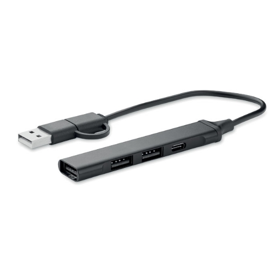 Immagine di KW2294 - Hub usb a 4 porte 19 cm