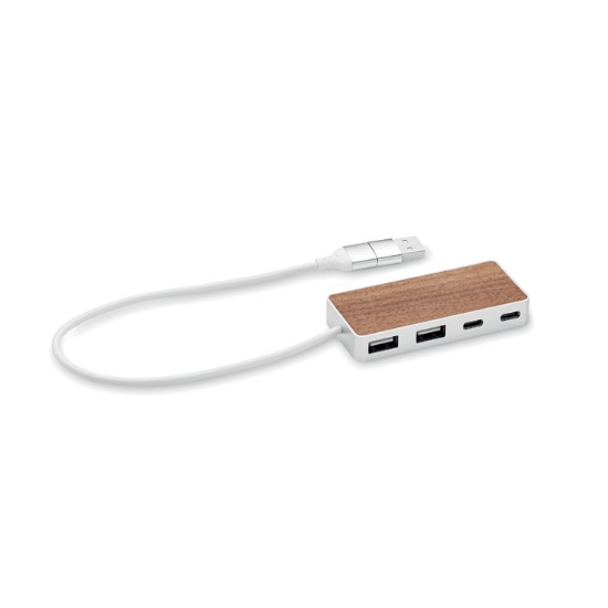 Immagine di KW2387 - Hub usb 4 porte 27,5 cm
