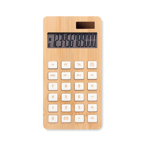 Immagine di KW6216 - Calcolatrice in bamboo