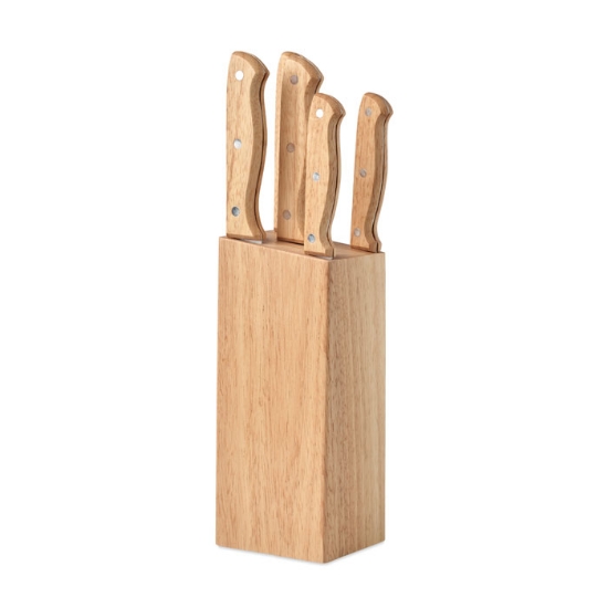 Immagine di KW6308 - Set ceppo e 6 coltelli
