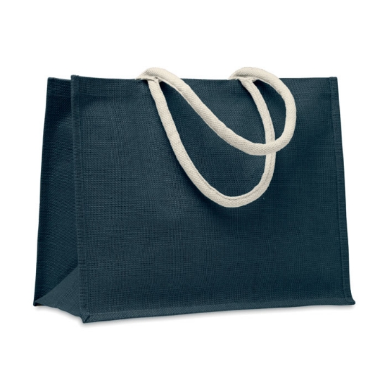 Immagine di KW6443 - Borsa in iuta. manici in cotone