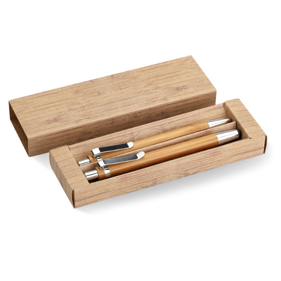 Immagine di KW8111 - Set penna e matita in bambu