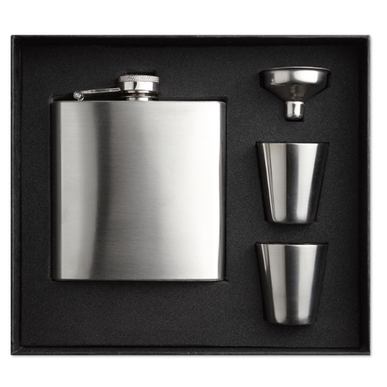 Immagine di KW8321 - Set fiaschetta con due bicchie