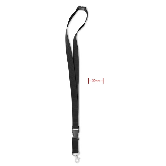 Immagine di KW8595 - Lanyard con moschettone