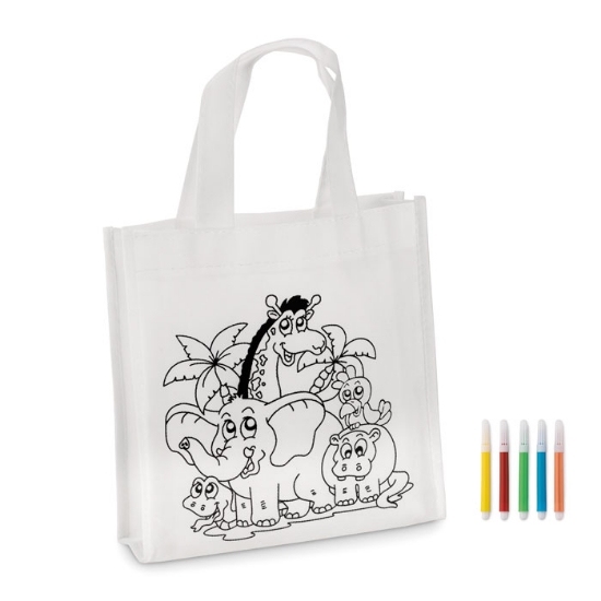 Immagine di KW8922 - Mini borsa shopper da colorare