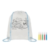 Immagine di KW9887 - Sacca da colorare in non woven